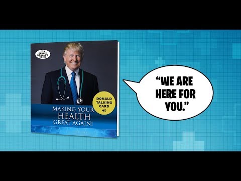 Talking Trump Get Well Card Video
