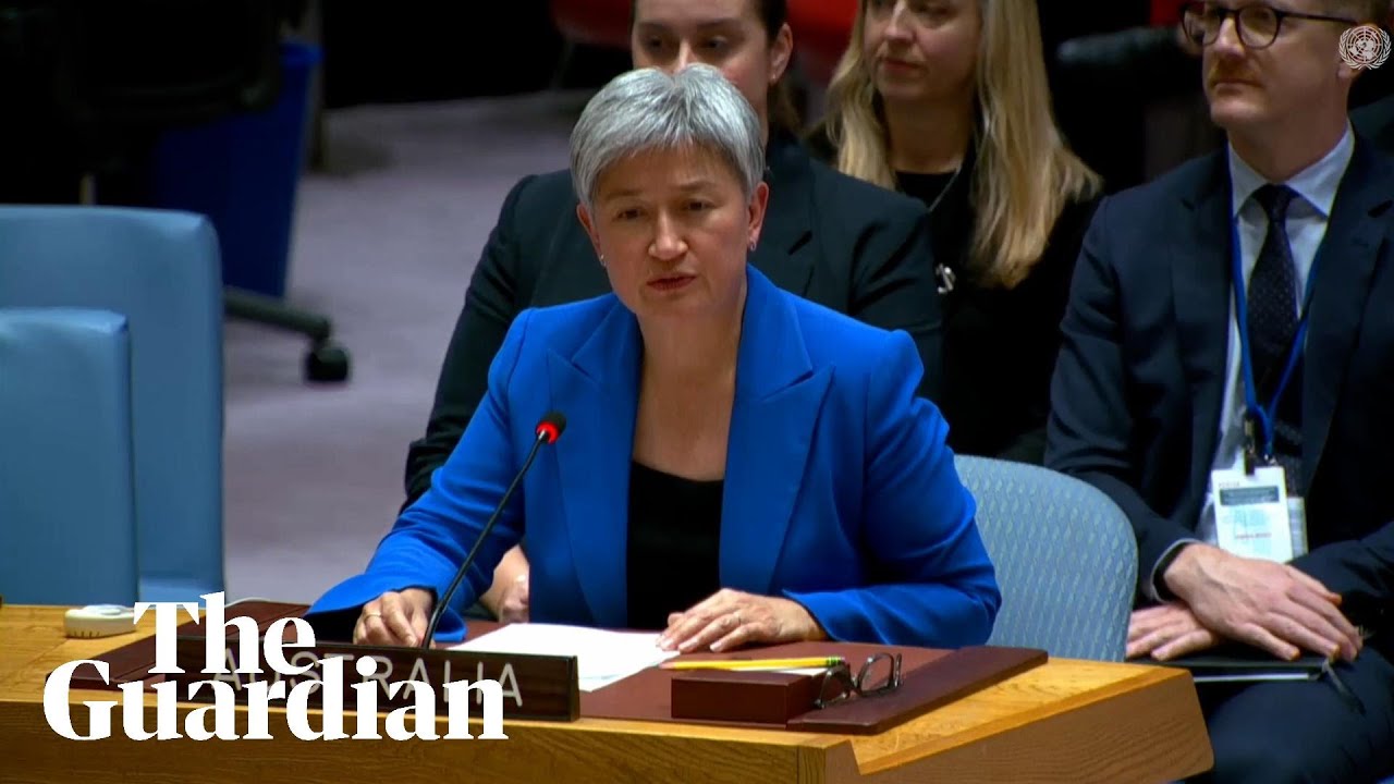 'The world demands a ceasefire in Gaza,' Australia's foreign minister Penny Wong tells UN