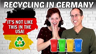 Recycling in Germany vs. USA 🤯 🇩🇪 It