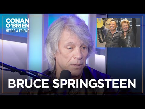 Jon Bon Jovi Performed With Bruce Springsteen At Age 17 | Conan O'Brien Needs A Friend