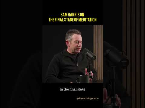 Sam Harris on the Final Stage of Meditation #hubermanlab #samharris  #meditation #mindfulness