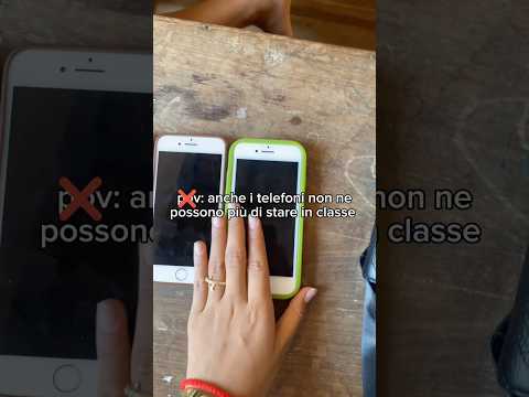 Anche i telefoni non ne possono più di Stare in Classe a Giugno