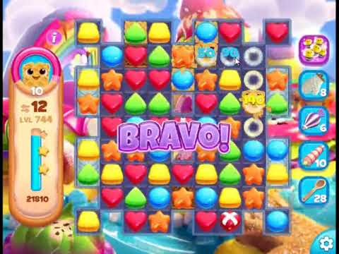 Cookie Jam Blast Level 744 - NO BOOSTERS 🍪 | SKILLGAMING ✔️