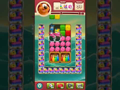 Toon Blast 1858 ??!! 🌛 🌞 🌜