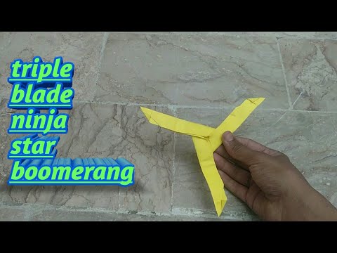 triple blade ninja star boomerang, really comes back,. ❤️❤️