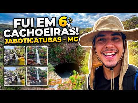 ENCONTREI UM PARAÍSO ESCONDIDO COM 6 CACHOEIRAS EM JABOTICATUBAS!