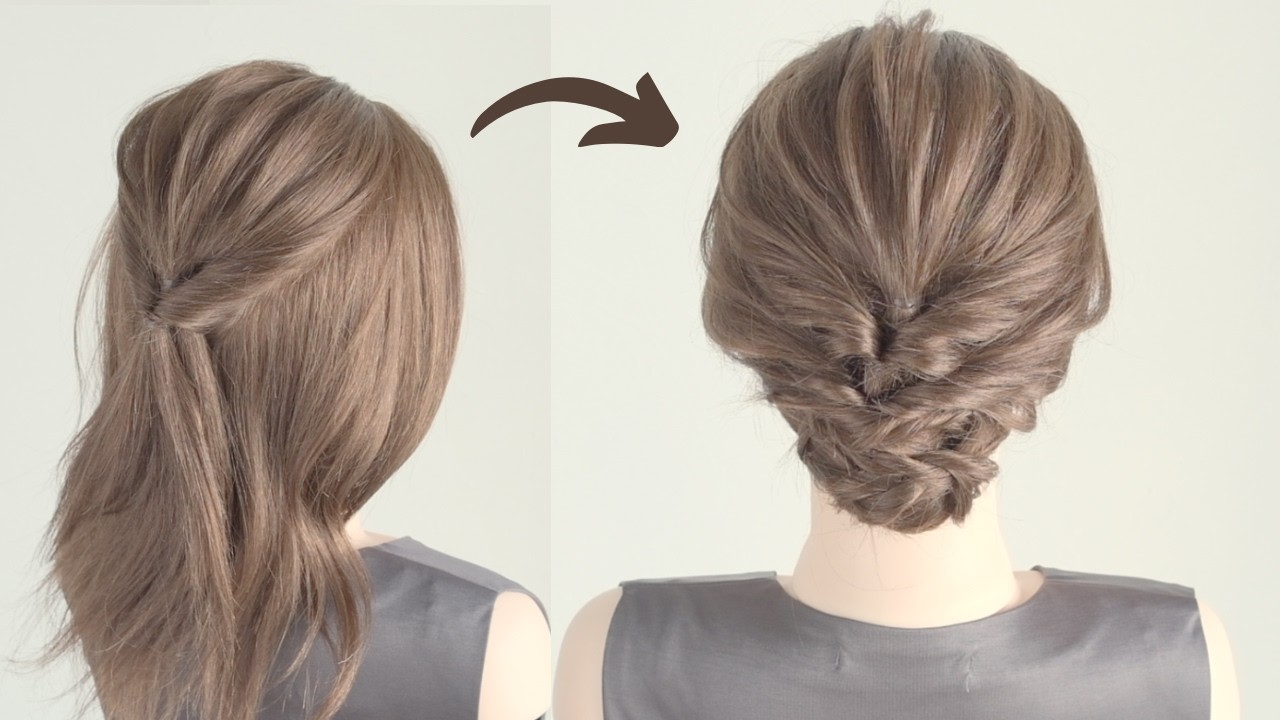 ミディアム・ロングヘア向け！大人のローシニヨンヘアアレンジ / Low Chignon Updo for Wedding & Party