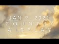 Billboard Top 60 Country Airplay Chart Jan 9 2021