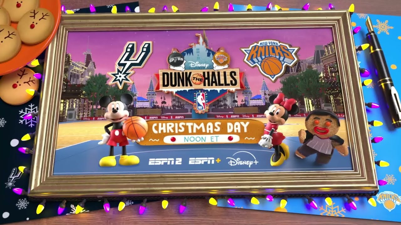 Dunk The Halls | Disney x NBA | PROMO - YouTube