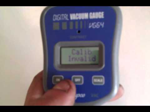 New Supco VG64 micron gauge dead