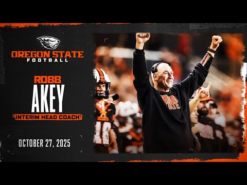 WATCH: Oregon State Interim Head Coach Robb Akey Ahead Of Home Game vs ...