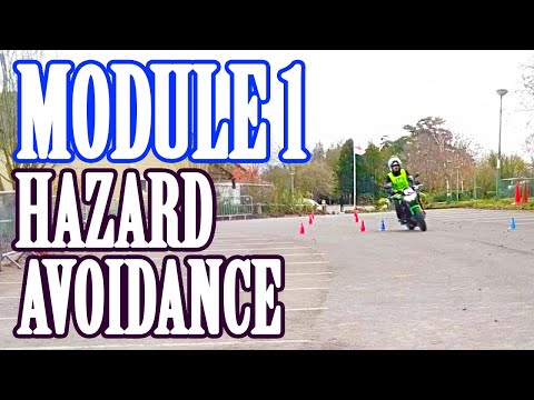 DVSA Module 1 Motorcycle Test -  Exercise 8 - hazard avoidance