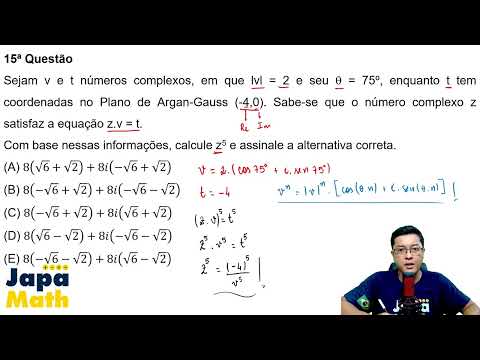 Prova Resolvida EFOMM(2025 - 2026) - Matemática - Questão 15