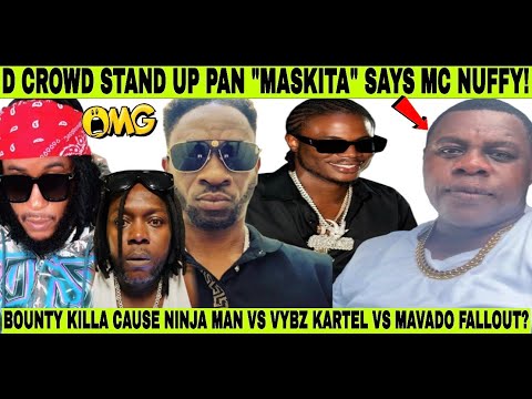 BOUNTY KILLA OWED BY VYBZ KARTEL FOR LIFE DEFENDED BY KHAGO, MC NUFFY CALL MASICKA  PERFORMANCE FLOP