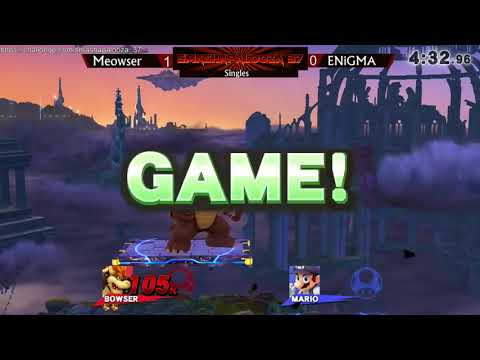 SmashaPalooza 37: Losers - Meowser (Bowser) vs ENiGMA (Mario)