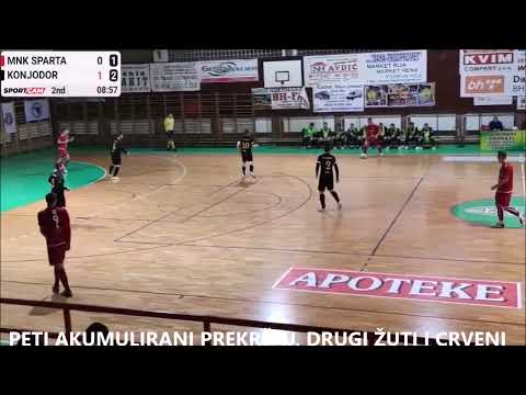 SUĐENJE NA UTAKMICI MNK SPARTA - FK KONJODOR 4:4  (kompilacija)