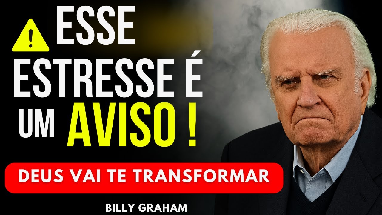 DEUS ESTÁ TRANSFORMANDO O SEU ESTRESSE EM ALGO GRANDIOSO  BILLY GRAHAM