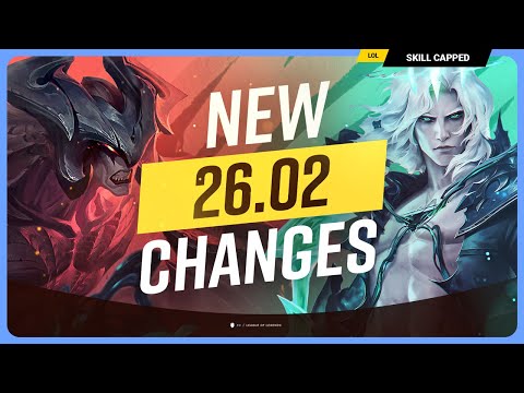ALL NEW CHANGES for PATCH 26.02! - League of Legends