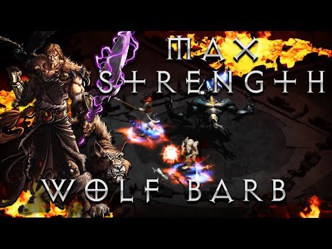 641 Max Strength Teleport Wolf Barb - PVM Build Guide - Diablo 2