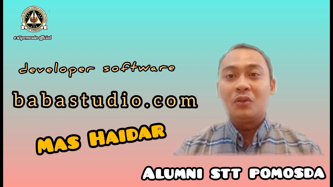 Alumni STT POMOSDA diterima di Perusahaan Developer sebagai IT Project Manajer