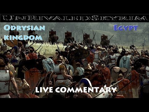 Total War: Rome II Online Battle #31 Odrysian Kingdom vs Egypt (live-commentary)