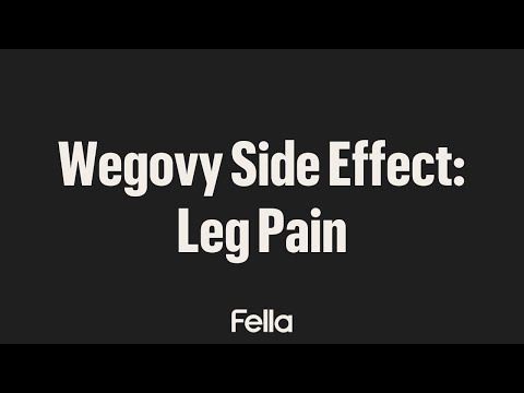 Wegovy & Leg Pain: Unveiling the truth about this Side Effect