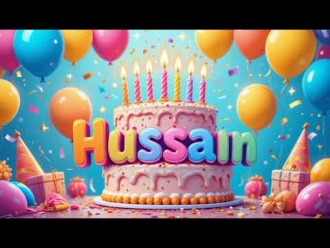 🎉 Happy Birthday Hussain 🎂 | Best Birthday Song  | Special Happy Birthday Song for Hussain