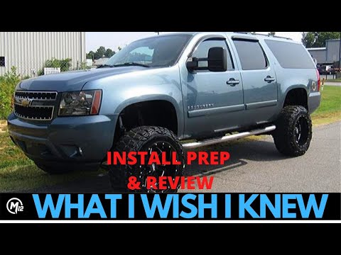 Things to know before Installing 4" ReadyLift Chevy Suburban Suspension Lift ‘07-13 4WD