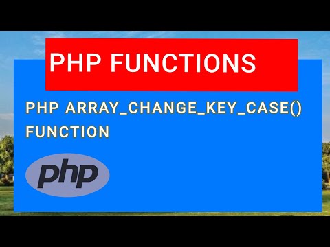 Php Function Array Change Key Case 02