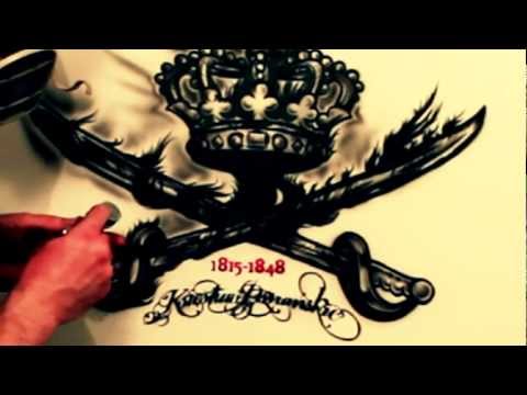 Limitowana seria ręcznie malowanych koszulek Księstwo Poznańskie.