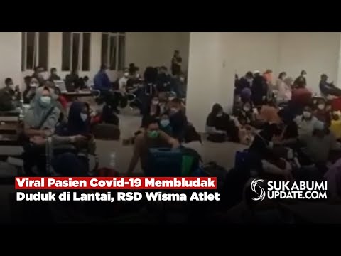 Viral Pasien Covid-19 Membludak Duduk di Lantai, RSD Wisma Atlet