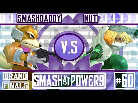 S@P9 #60 - Smashdaddy (Fox) VS Nut (Sheik) - SSBM Grands