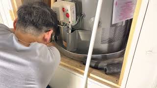 Water heater drain pan outlet installation