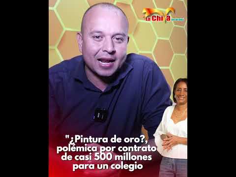 ¿Pintura de oro en San Juan de Urabá? Polémica por contrato de casi 500 millones para un colegio.