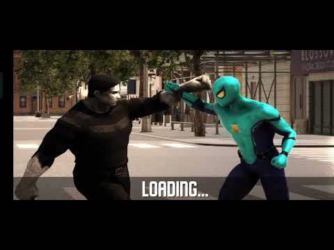 blue ninja super hero and power spider 2