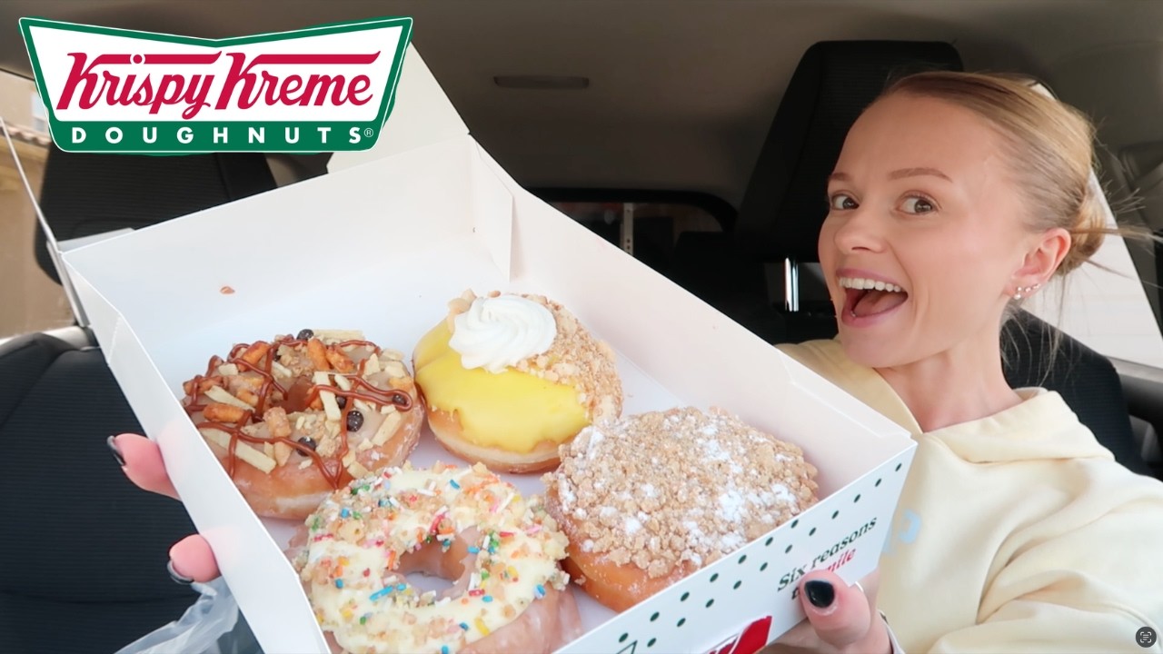New Krispy Kreme Milk bar Doughnuts review