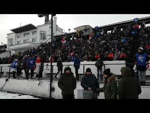 Many spectators on final game World Championship Group P in Irkutsk