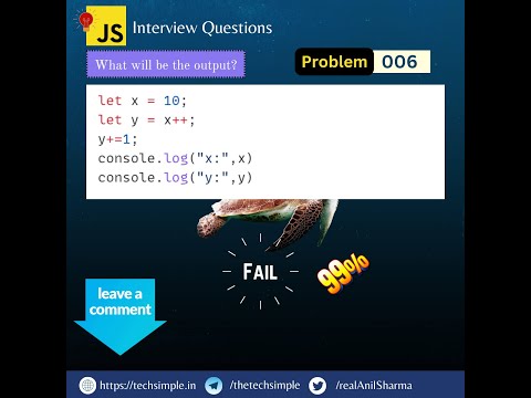 Increment Operators In Javascript Javascript Interview Questions