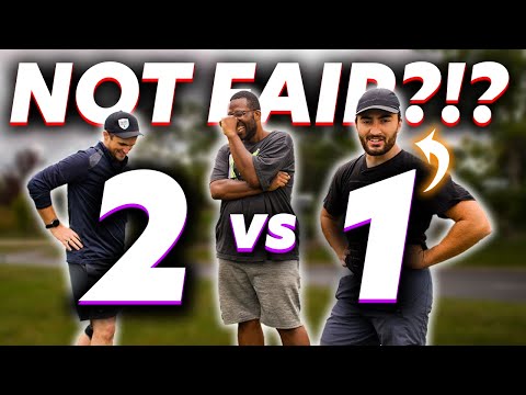 Can I Win a TRUE 2 v 1 Disc Golf Match? // Bodanza Battle 3