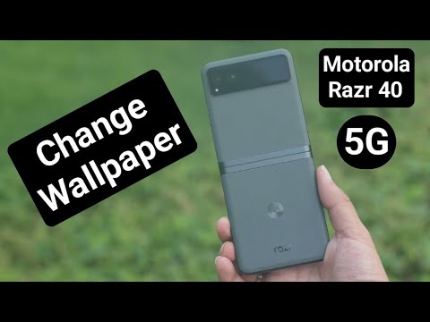 Motorola Razr 40 5G How to change wallpaper, Motorola Razr 40 5G wallpaper kaise change kare