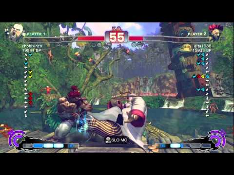 Eita [Akuma] vs chobixinco [Rufus] SSF4 Japanese Online Ranked Matches - TRUE-HD