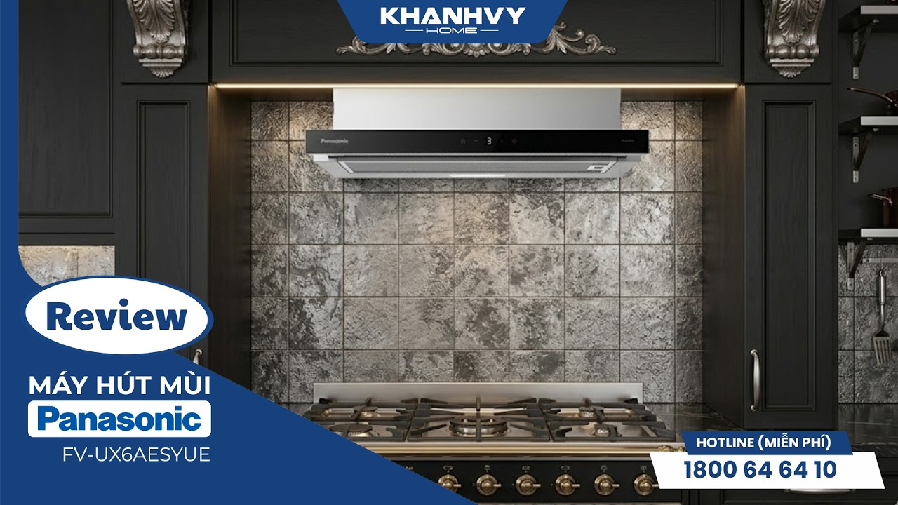 Máy hút mùi Panasonic FV-UX6AESYUE màu bạc