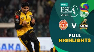 Full Highlights  Islamabad United vs Peshawar Zalm