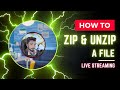 How To Zip Unzip A File In 2023 Zip Zip Files Unzip