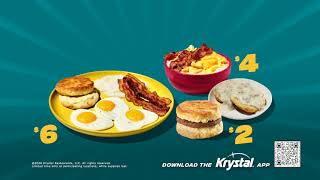 Krystal Burger $2/4/6 Breakfast Deals (2025) – Ad Campaign