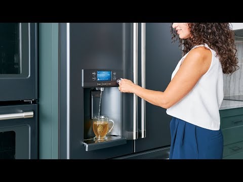 Cafe Café™ ENERGY STAR® 22.2 Cu. Ft. Counter-Depth French-Door Refrigerator with Keurig® K-Cup® Brewing System (Stainles