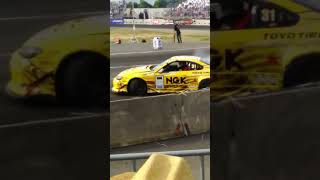 S15vsR35GT-Rvs前の人の頭🤣#d1gp #s15 #r35gtr #drift