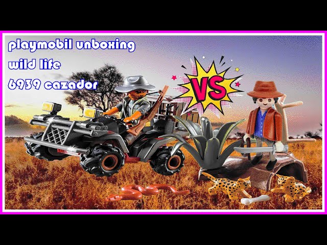 Vídeo relacionado con PLAYMOBIL Wild Life, 6939 Explorador con Quad, A Partir de 4 años