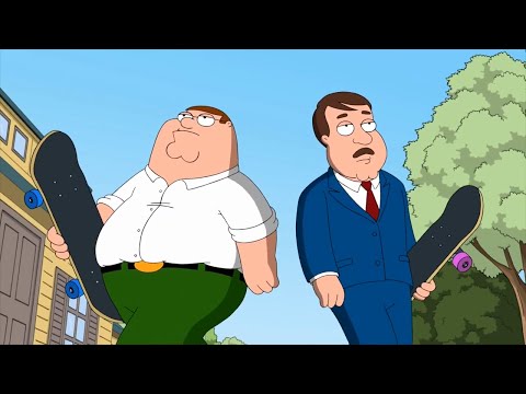 Peter Griffin Skateboarding - Even Flow by Pearl Jam