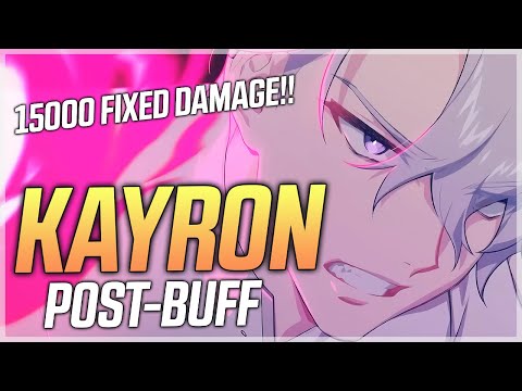 ML KAYRON POST-BUFF (HE HAS 15000 FIXED DAMAGE NOW!!) - Epic Seven